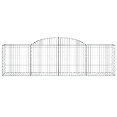 Coșuri Gabion Arcuite 6 buc - 300x50x80/100 cm - Fier Galvanizat