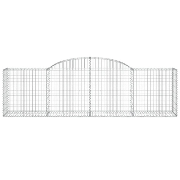 Coșuri Gabion Arcuite | Barieră Decorativă Grădină | Fier Galvanizat