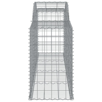Coșuri Gabion Arcuite 10 buc - Fier Galvanizat | Livrare Gratuită