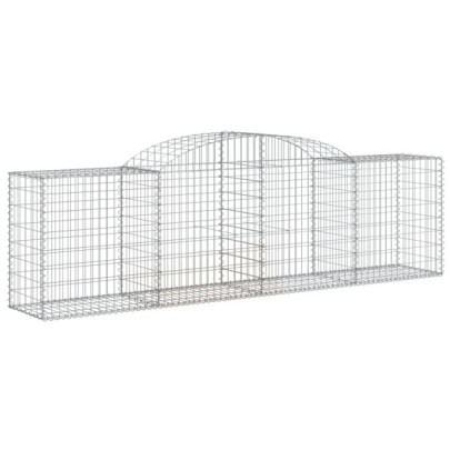 Coșuri Gabion Arcuite 25 buc - Fier Galvanizat | Livrare Gratuită