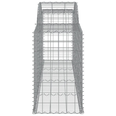 Coșuri Gabion Arcuite 25 buc - Fier Galvanizat | Livrare Gratuită