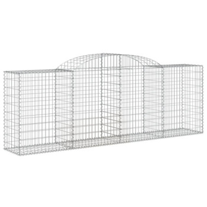 Coșuri Gabion Arcuite 10 buc - Fier Galvanizat | Livrare Gratuită