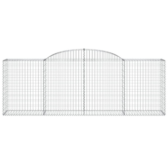 Coșuri Gabion Arcuite Fier Galvanizat - Barieră Grădină