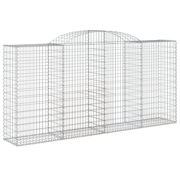 Coșuri Gabion Arcuite | Barieră Decorativă Grădină | Fier Galvanizat