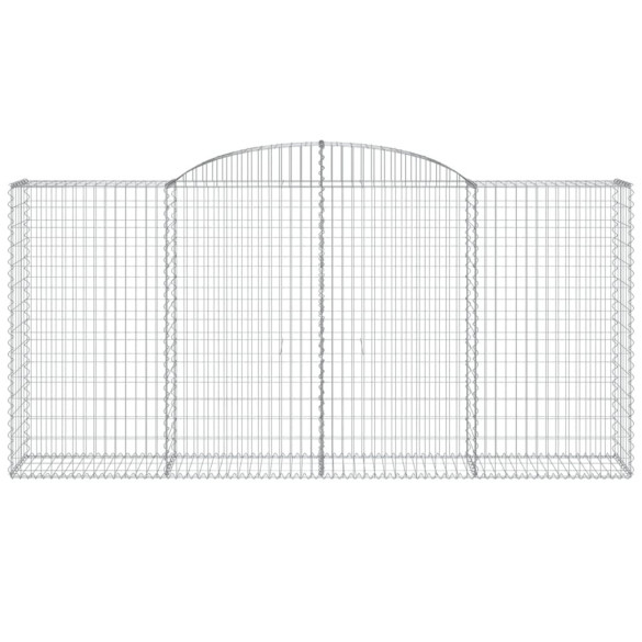 Coșuri Gabion Arcuite Fier Galvanizat - Barieră Grădină