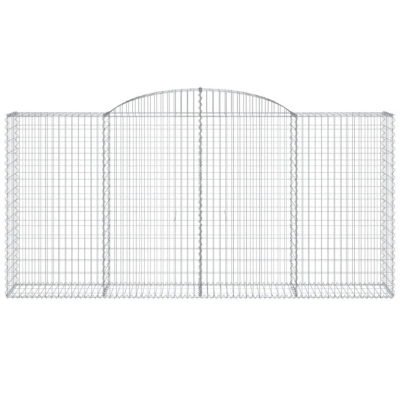 Coșuri Gabion Arcuite Fier Galvanizat - Barieră Grădină