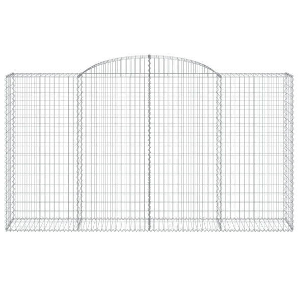 Coșuri Gabion Arcuite 5 buc - Barieră Decorativă Grădină