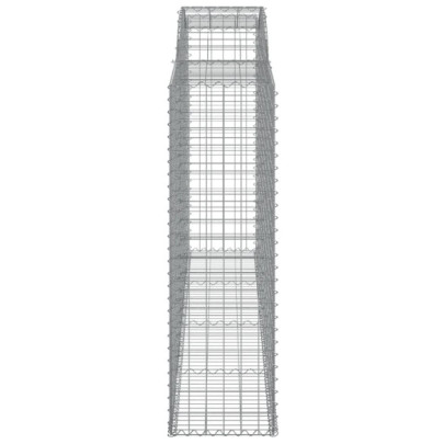 Set Coșuri Gabion Arcuite | Barieră Decorativă Grădină