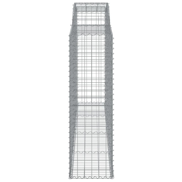 Set Gabion Arcuit 3 Bucăți - Fier Galvanizat | Livrare Gratuită