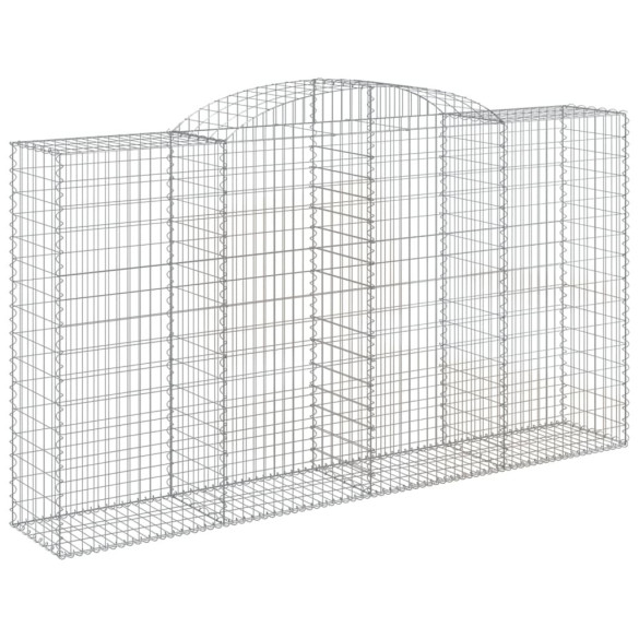 Coșuri Gabion Arcuite 25 buc - Barieră Decorativă Grădină