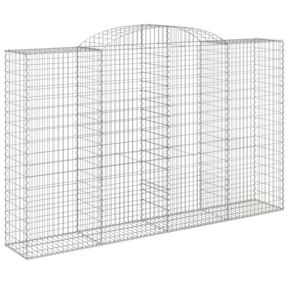 Coșuri Gabion Arcuite | Barieră Decorativă Grădină | Fier Galvanizat