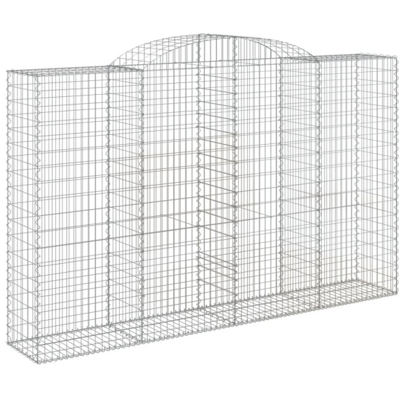 Coșuri Gabion Arcuite | Barieră Decorativă Grădină | Fier Galvanizat