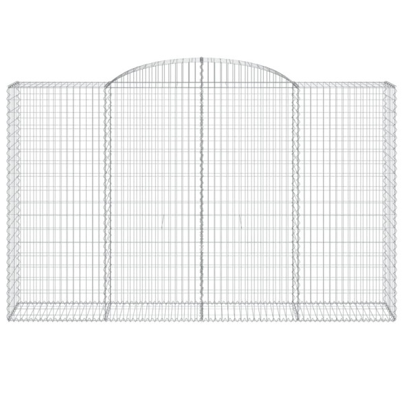 Coșuri Gabion Arcuite Fier Galvanizat | Barieră Grădină Decorativă