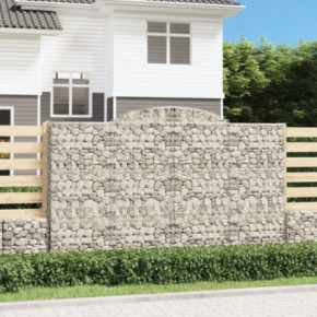 Coșuri Gabion Arcuite 10 buc - Barieră Decorativă Grădină