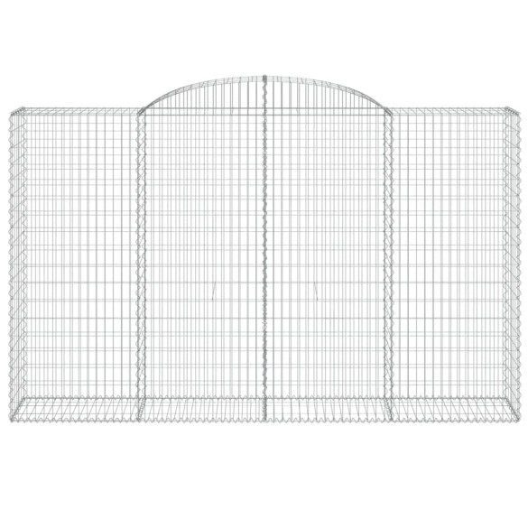 Coșuri Gabion Arcuite 10 buc - Barieră Decorativă Grădină