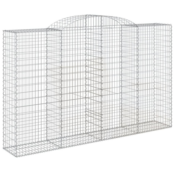 Coșuri Gabion Arcuite Fier Galvanizat - Set 13 Bucăți