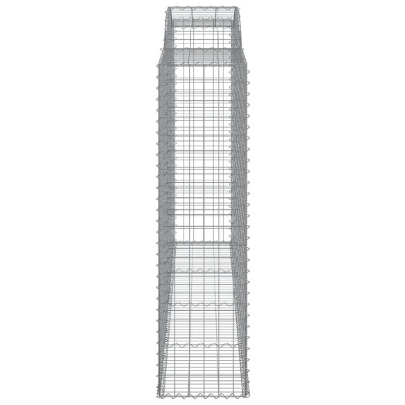 Coșuri Gabion Arcuite Fier Galvanizat - Set 13 Bucăți