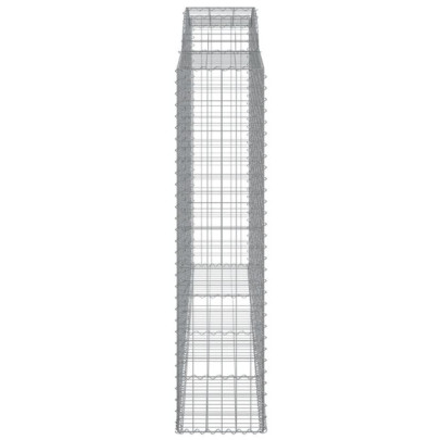 Coșuri Gabion Arcuite 6 Bucăți - Fier Galvanizat | Livrare Gratuită