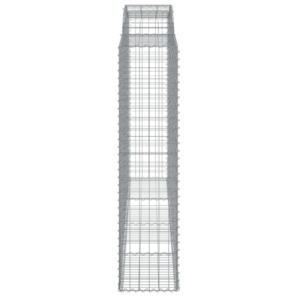 Set 9 Coșuri Gabion Arcuite | Fier Galvanizat Rezistent