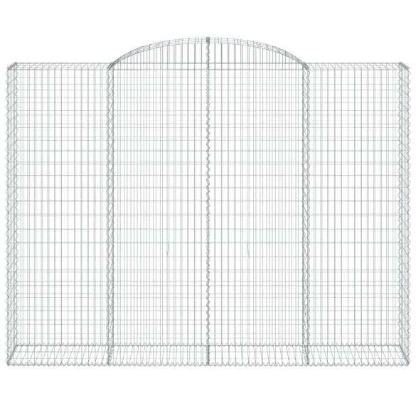 Coșuri Gabion Arcuite - 11 buc | Fier Galvanizat | Livrare Gratuită