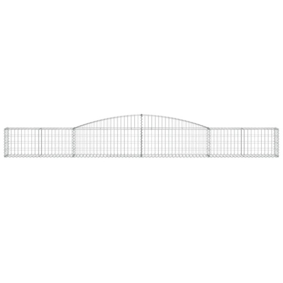 Coșuri Gabion Arcuite Fier Galvanizat - Barieră Grădină