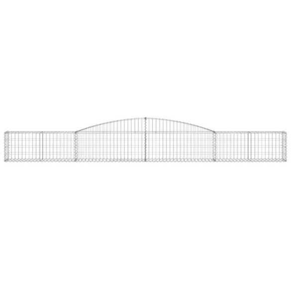 Coșuri Gabion Arcuite 6 buc - Fier Galvanizat Rezistent