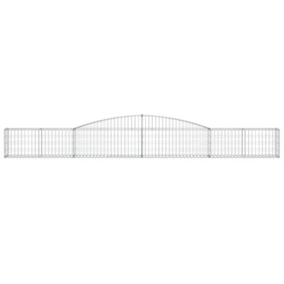 Coșuri Gabion Arcuite 6 buc - Fier Galvanizat Rezistent