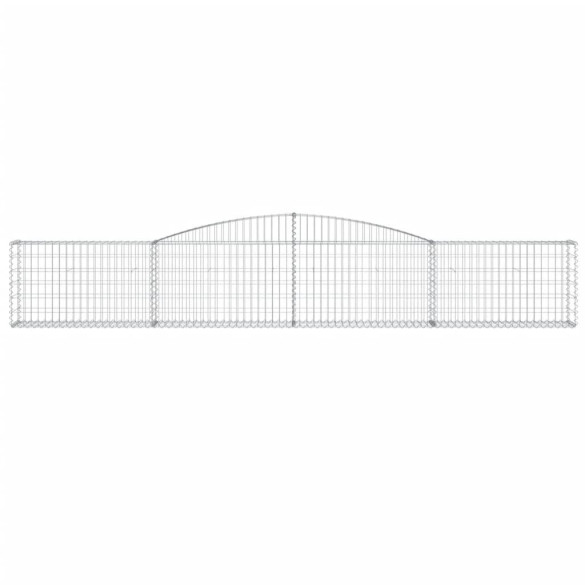 Coșuri Gabion Arcuite Fier Galvanizat | Barieră Grădină