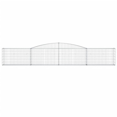 Coșuri Gabion Arcuite Fier Galvanizat | Barieră Grădină
