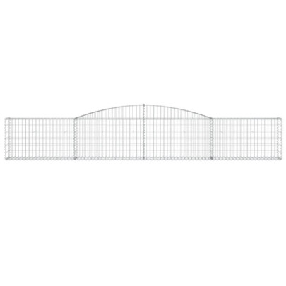 Coșuri Gabion Arcuite 15 buc - Fier Galvanizat | Livrare Gratuită