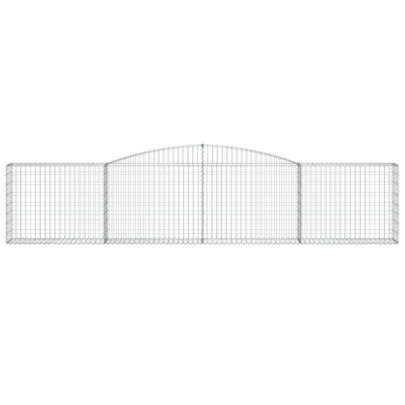 Set Coșuri Gabion Arcuite - Barieră Decorativă Grădină