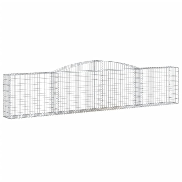 Coșuri Gabion Arcuite 15 buc - Fier Galvanizat | Livrare Gratuită