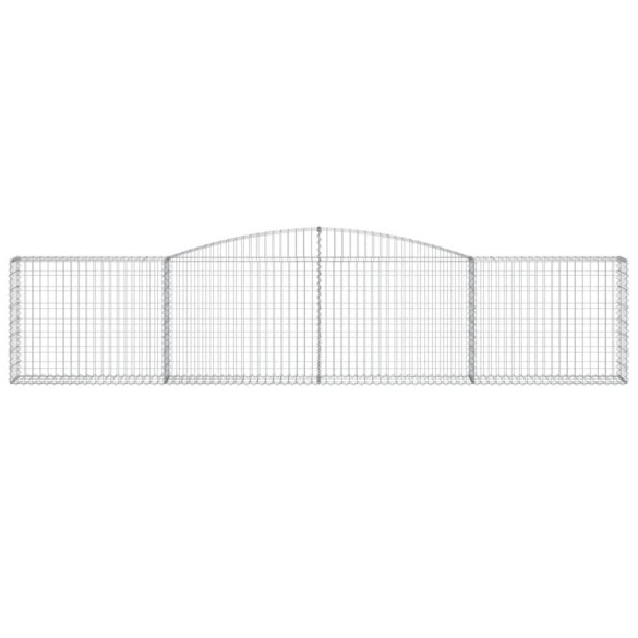 Coșuri Gabion Arcuite 15 buc - Fier Galvanizat | Livrare Gratuită