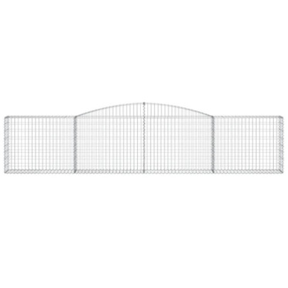 Coșuri Gabion Arcuite 15 buc - Fier Galvanizat | Livrare Gratuită