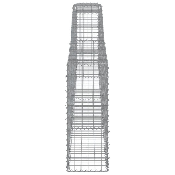 Coșuri Gabion Arcuite 15 buc - Fier Galvanizat | Livrare Gratuită