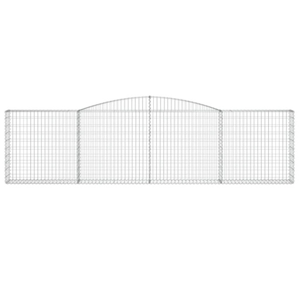 Coșuri Gabion Arcuite | Barieră Decorativă Grădină | Fier Galvanizat