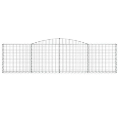 Coșuri Gabion Arcuite Fier Galvanizat - Barieră Grădină