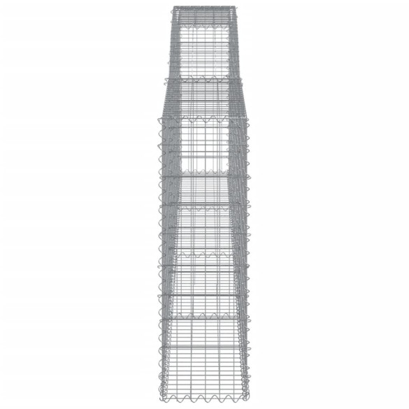 Coșuri Gabion Arcuite Fier Galvanizat - Barieră Grădină