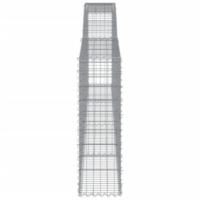 Coșuri Gabion Arcuite Fier Galvanizat - Barieră Grădină