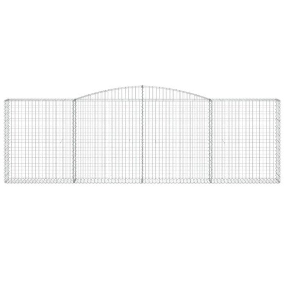 Coșuri Gabion Arcuite Fier Galvanizat | Barieră Decorativă Grădină