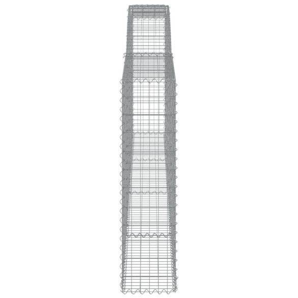 Coșuri Gabion Arcuite | Barieră Decorativă Grădină | Fier Galvanizat