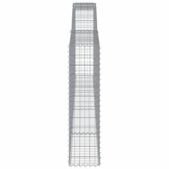 Coșuri Gabion Arcuite 10 buc - Fier Galvanizat | Livrare Gratuită