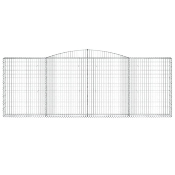 Coșuri Gabion Arcuite 5 buc - Fier Galvanizat Rezistent