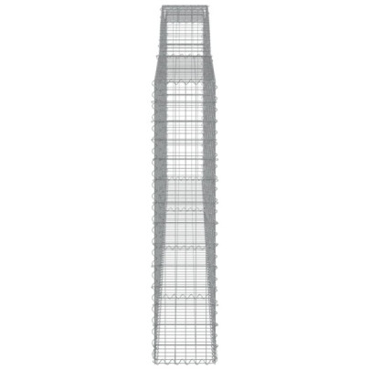 Coșuri Gabion Arcuite 5 buc - Fier Galvanizat Rezistent