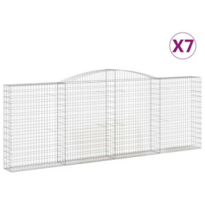 Set Coșuri Gabion Arcuite | Barieră Decorativă Grădină 2