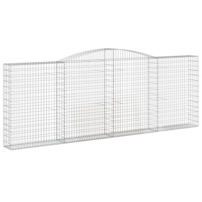 Coșuri Gabion Arcuite Fier Galvanizat | Barieră Grădină Decorativă