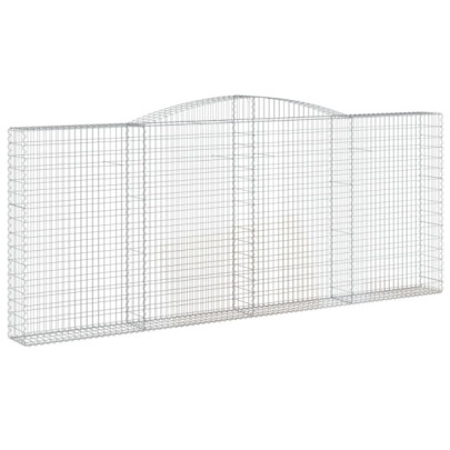 Coșuri Gabion Arcuite Fier Galvanizat 400x30x160/180 cm