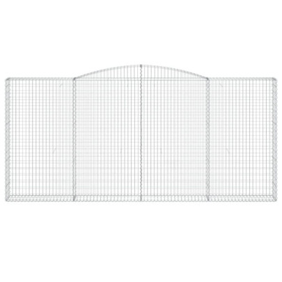 Coșuri Gabion Arcuite 5 bucăți - Fier Galvanizat | Livrare Gratuită