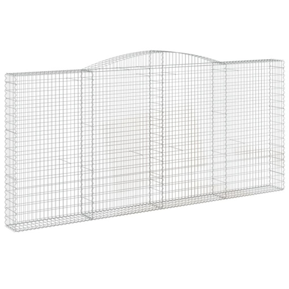 Coșuri Gabion Arcuite 6 buc - Fier Galvanizat | Livrare Gratuită