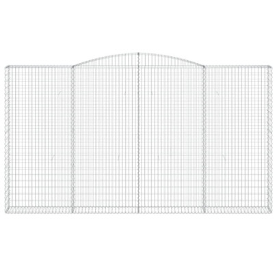 Coșuri Gabion Arcuite - Barieră Decorativă pentru Grădină